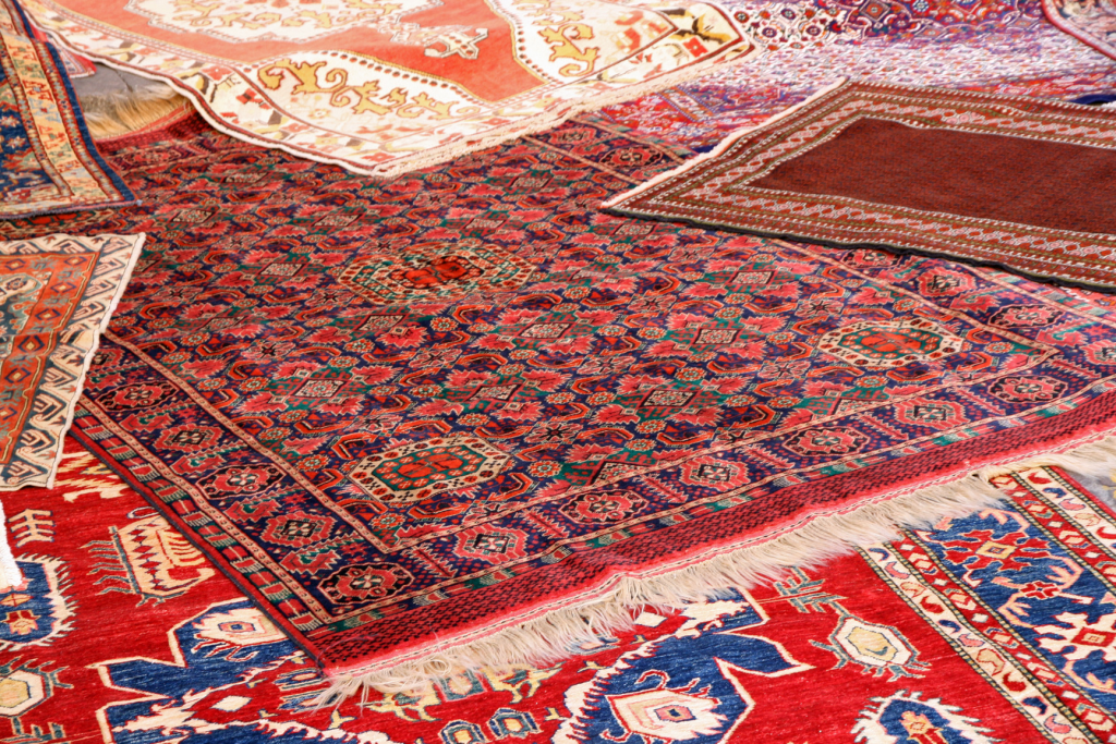 Several Clean Red Area Rugs